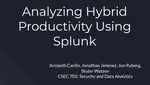 Splunk dashboard group project 